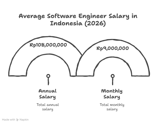 Average Software Engineer Salary in Indonesia