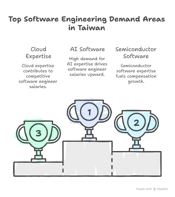 Average Software Engineer Salary in Taiwan
