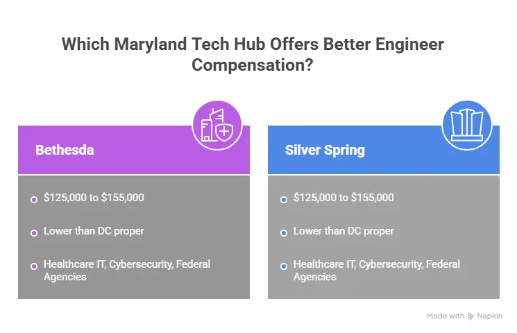 Bethesda and Silver Spring, MD