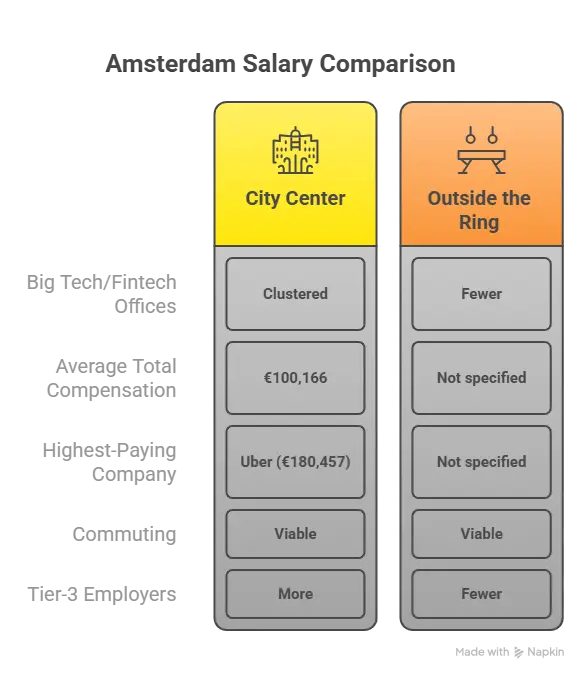Amsterdam City Center vs Greater Amsterdam Area
