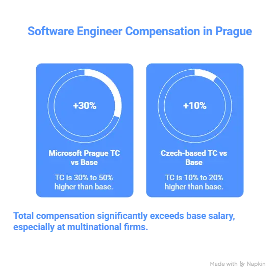 Base Salary vs. Total Compensation Trajectory