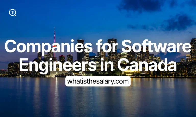 Companies for Software Engineers in Canada