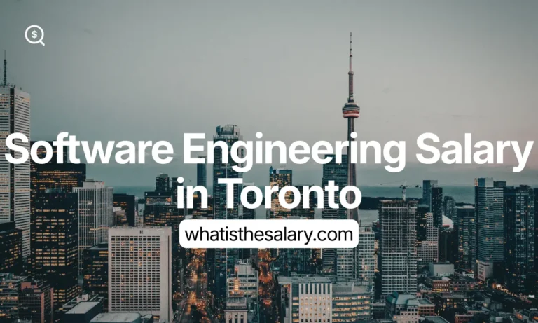 Software Engineer Salary in Toronto