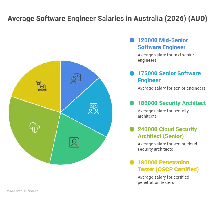 How Cybersecurity Pay Compares to Software Engineering in Australia
