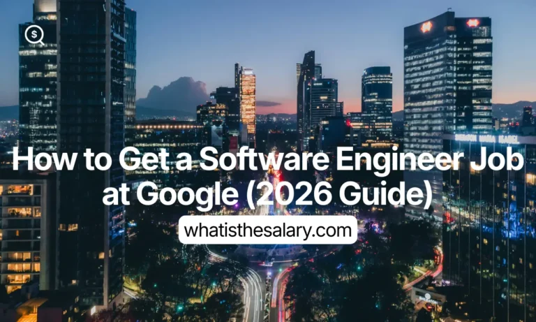 How to Get a Software Engineer Job at Google (2026 Guide)