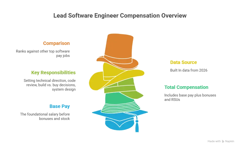 Lead Software Engineer Salary (8+ Years of Experience)