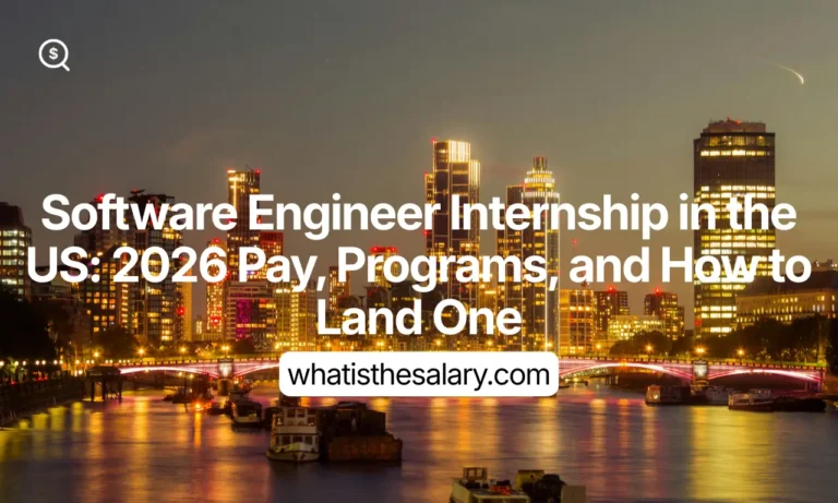 Software Engineer Internship in the US: 2026 Pay, Programs, and How to Land One
