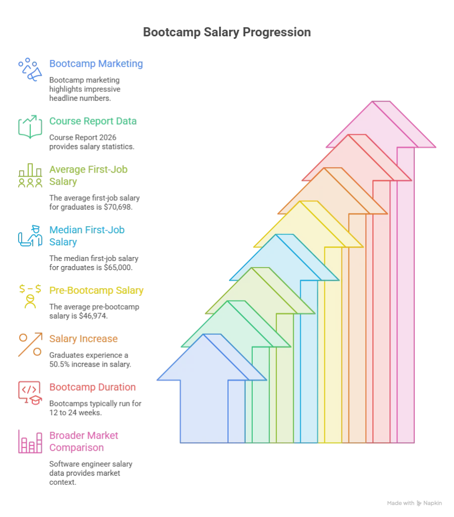 Software Engineer Bootcamp Salary After Graduation: What the Data Actually Shows