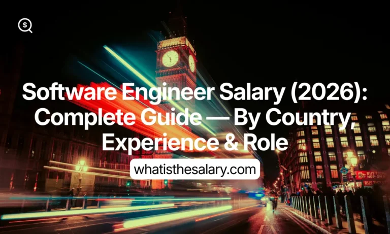 Software Engineer Salary (2026): Complete Guide — By Country, Experience & Role