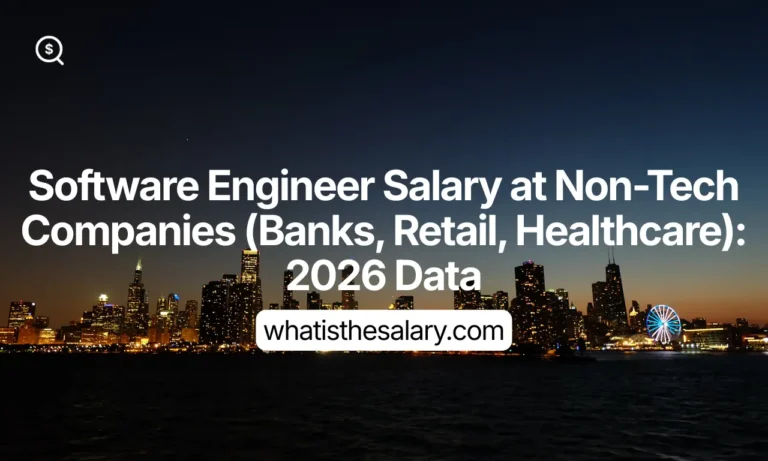 Software Engineer Salary at Non-Tech Companies (Banks, Retail, Healthcare): 2026 Data