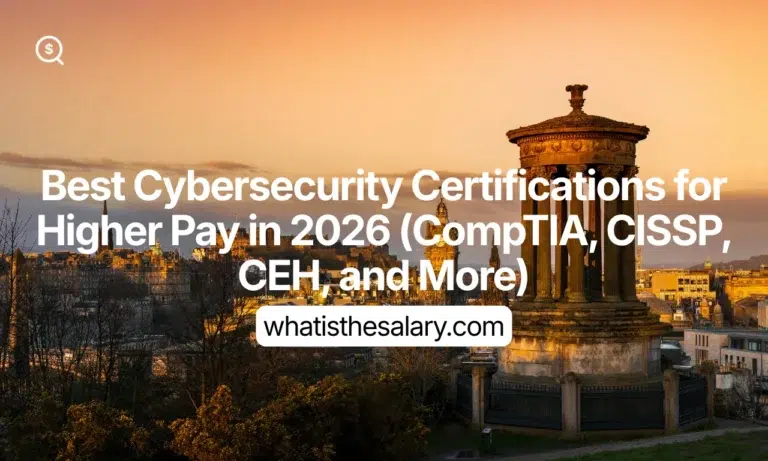 Best Cybersecurity Certifications for Higher Pay in 2026 (CompTIA, CISSP, CEH, and More)