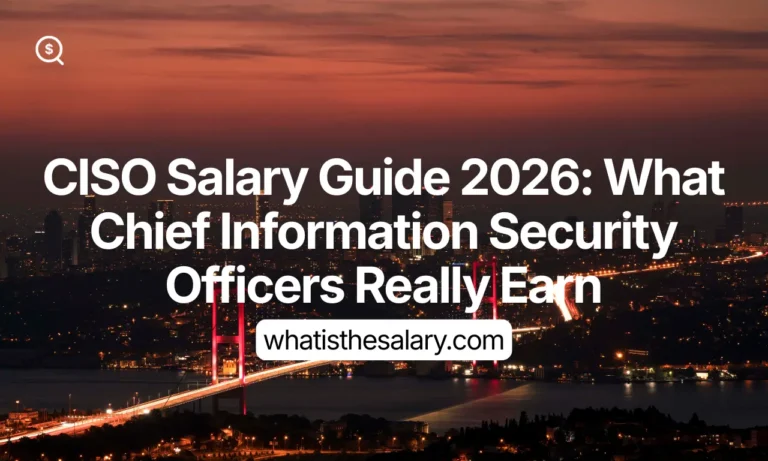 CISO Salary Guide 2026: What Chief Information Security Officers Really Earn