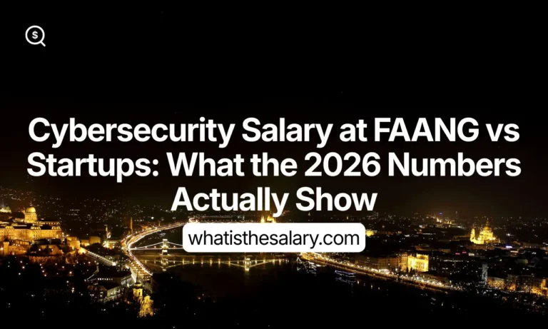Cybersecurity Salary at FAANG vs Startups: What the 2026 Numbers Actually Show