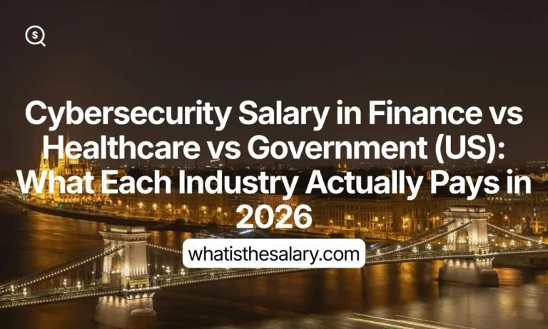 Cybersecurity Salary in Finance vs Healthcare vs Government (US): What Each Industry Actually Pays in 2026