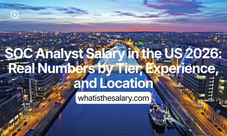 SOC Analyst Salary in the US 2026: Real Numbers by Tier, Experience, and Location
