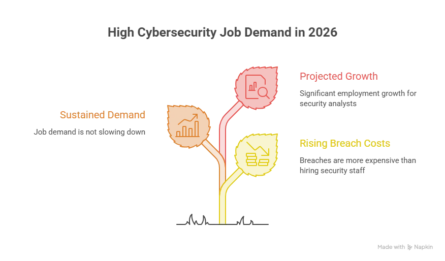 What Is Actually Driving Cybersecurity Job Demand in 2026