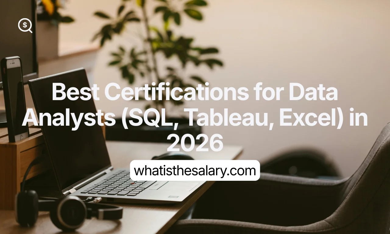 Best Certifications for Data Analysts (SQL, Tableau, Excel) in 2026