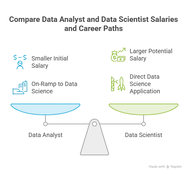 Data Scientist vs Data Analyst: Which Entry-Level Role Pays More?