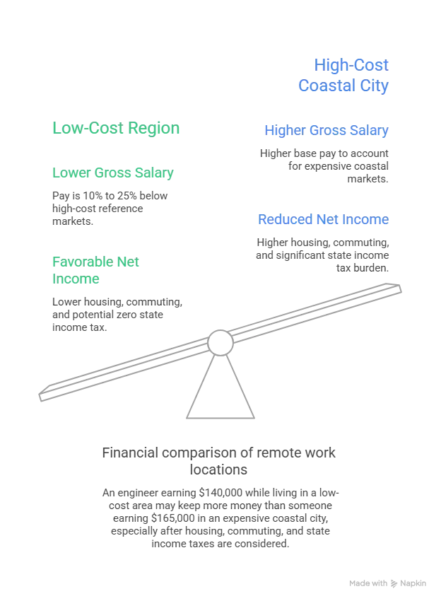 Location Bands, Taxes, and Cost of Living