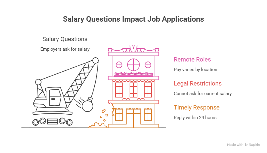 Salary Questions in Applications, Emails, and Pay Transparency